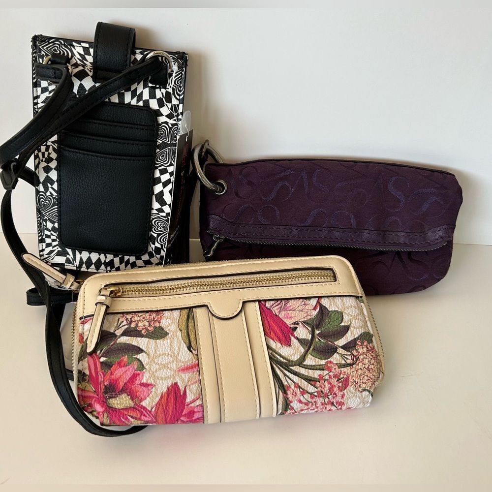 Wallet bundle 3 wallets crossbody - Picture 2 of 9